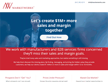 Tablet Screenshot of marketwerks.com